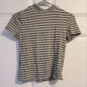 Black and white shirt